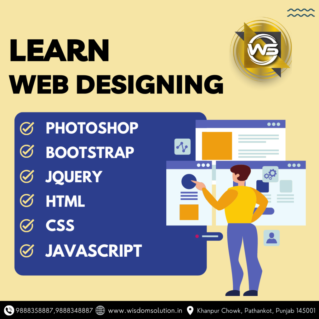 Learn Web Designing in pathankot,  Best Computer Institute in Pathankot