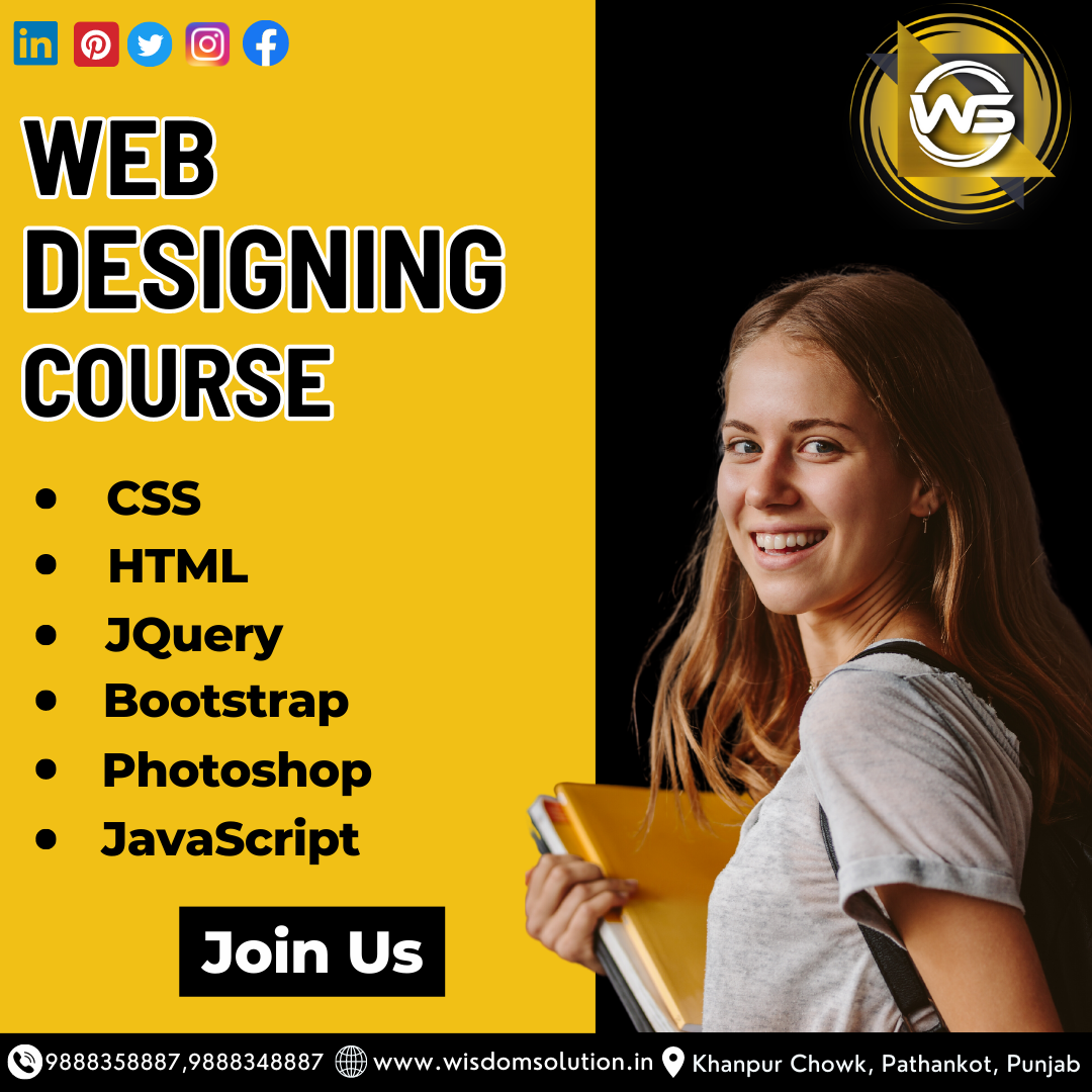 Learn Web Designing Course in Pathankot