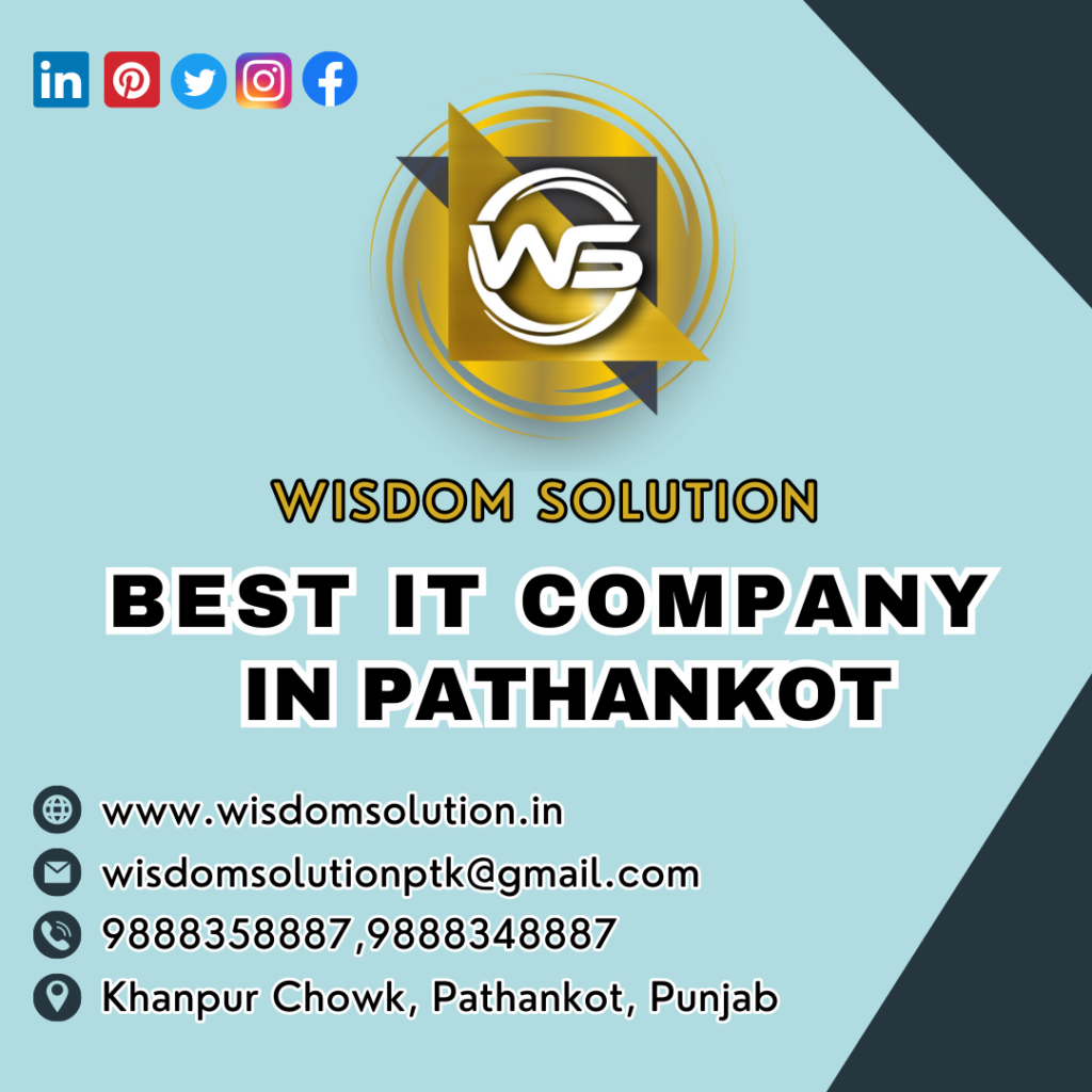 Best IT Company in Pathankot
IT Company in Pathankot