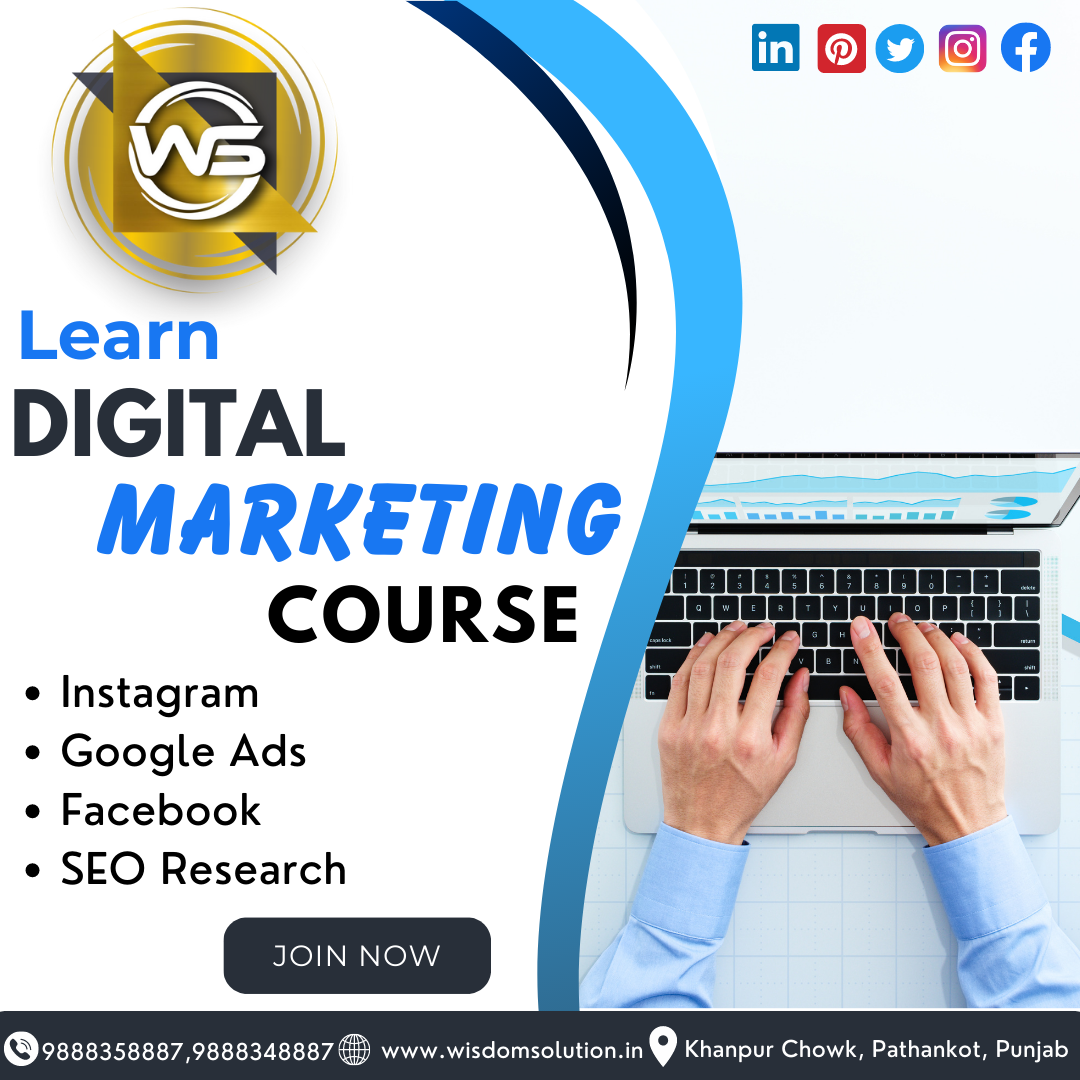 Learn Digital Marketing Course in Pathankot