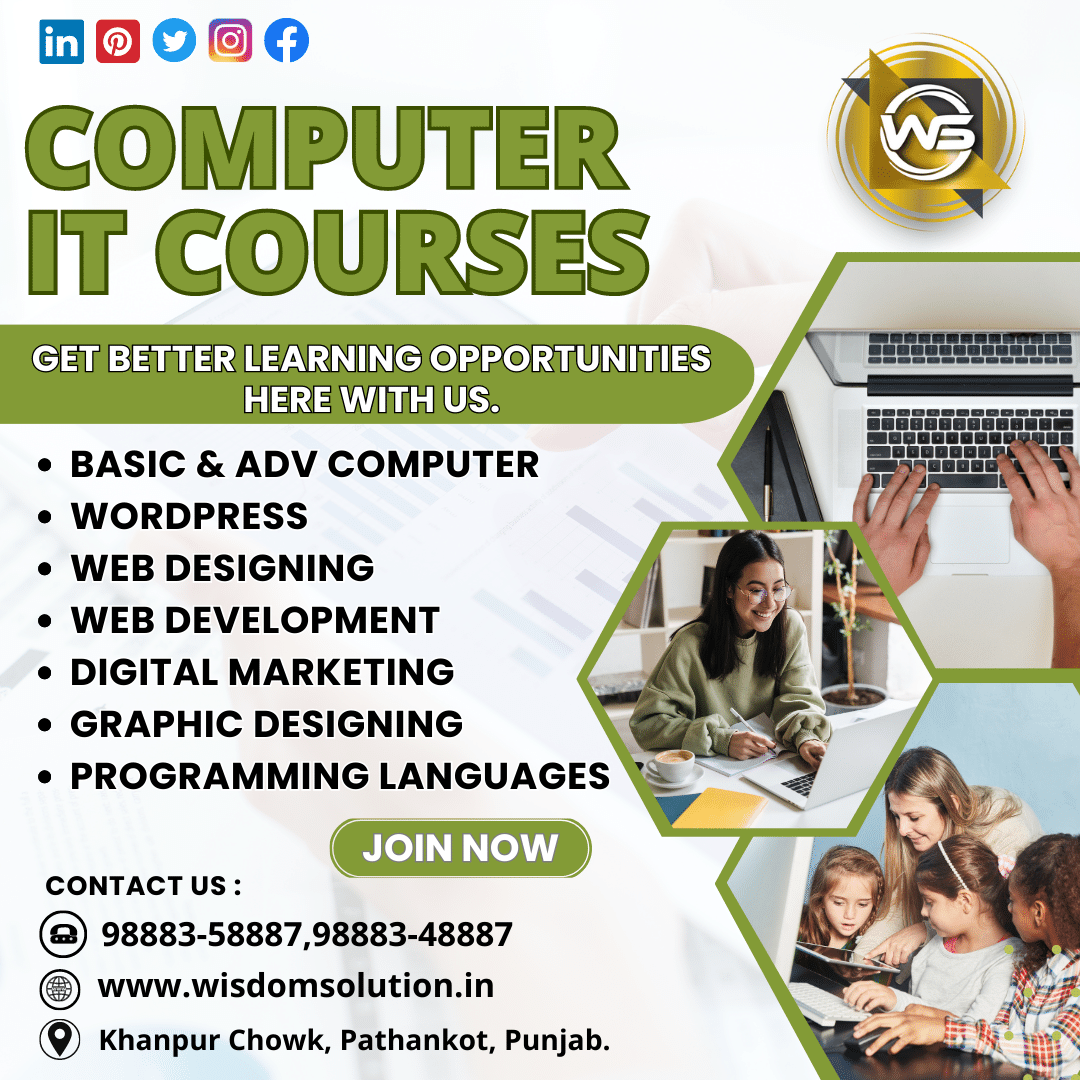 Computer Courses Classes in Pathankot