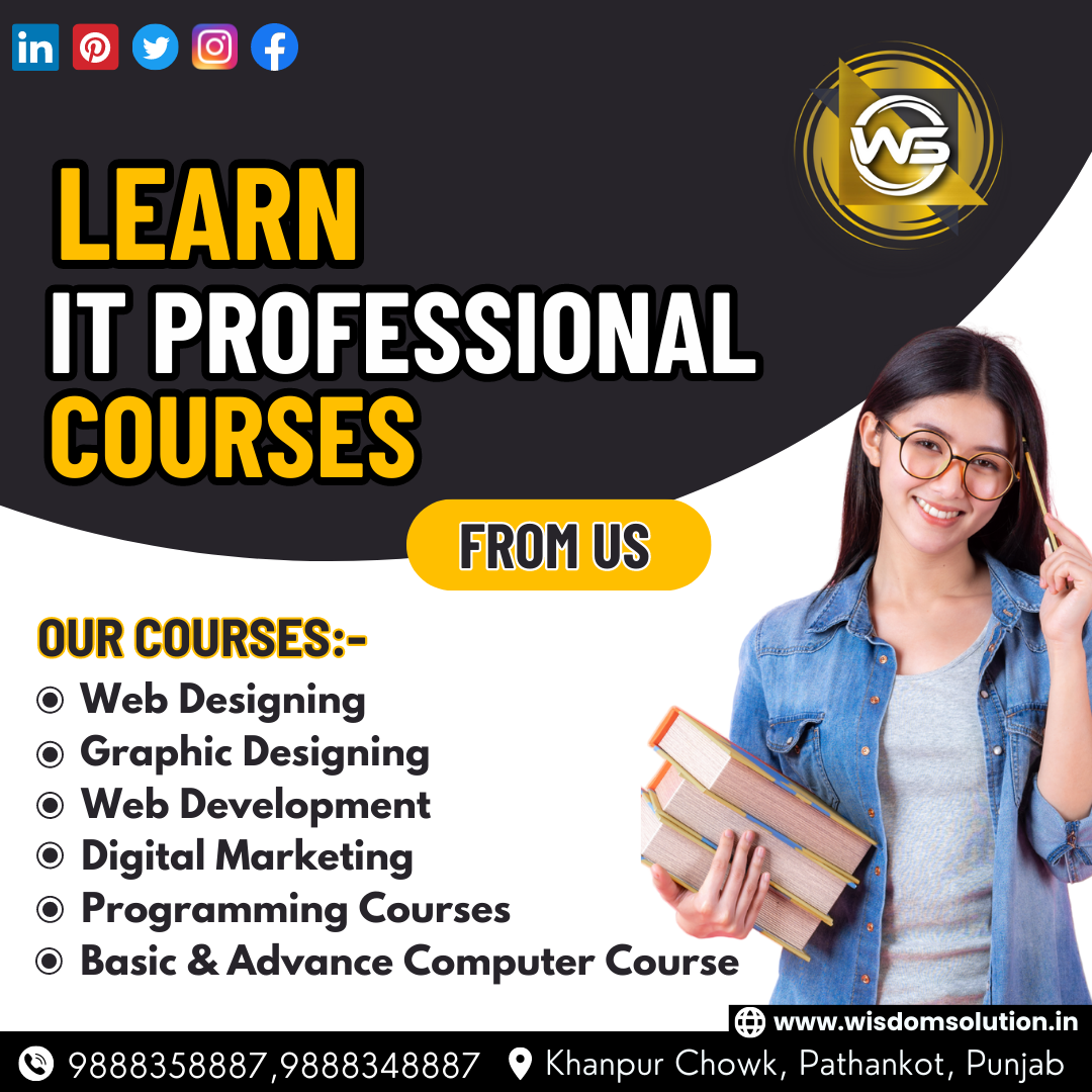 Learn IT Professional Courses in Pathankot