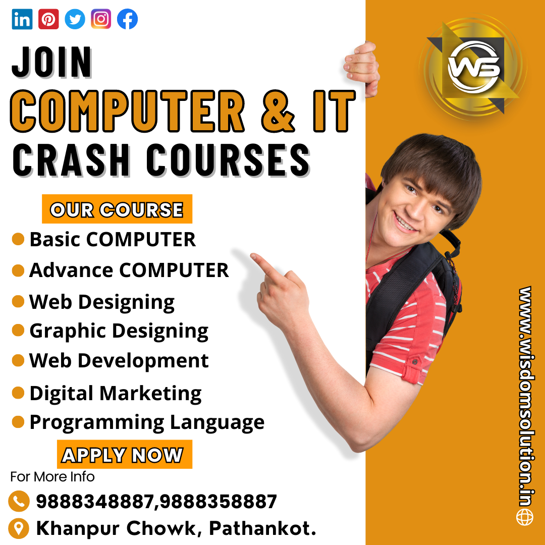 Computer & IT Crash Courses in Pathankot