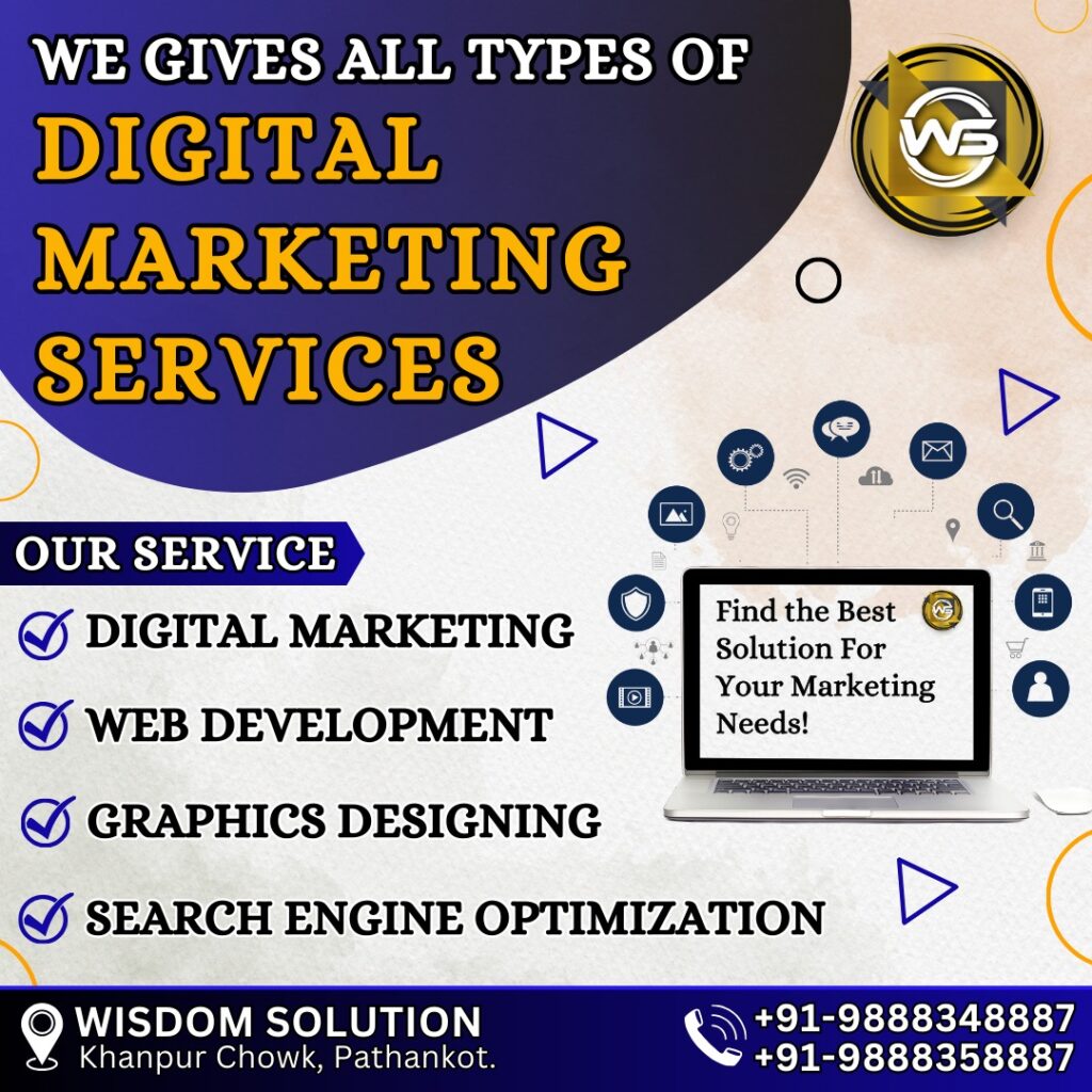 We Gives All Types Of Digital Marketing Services 