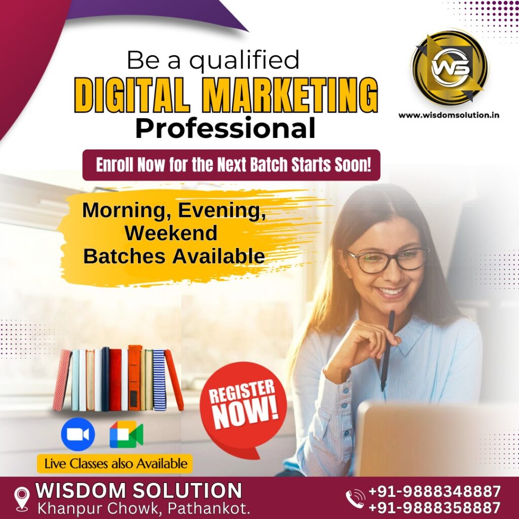 Digital Marketing Course in Pathankot