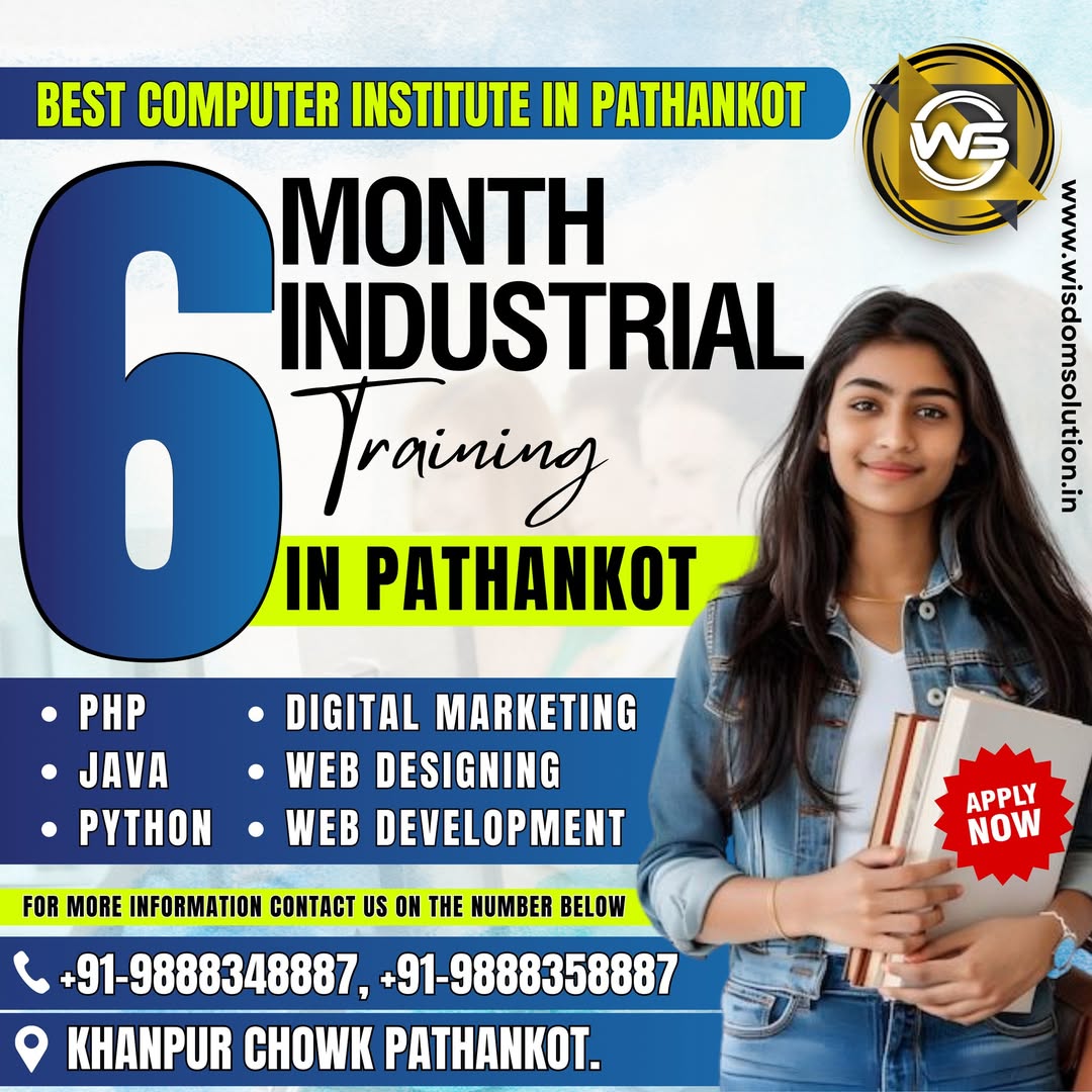 6 Months Industrial Training in Pathankot