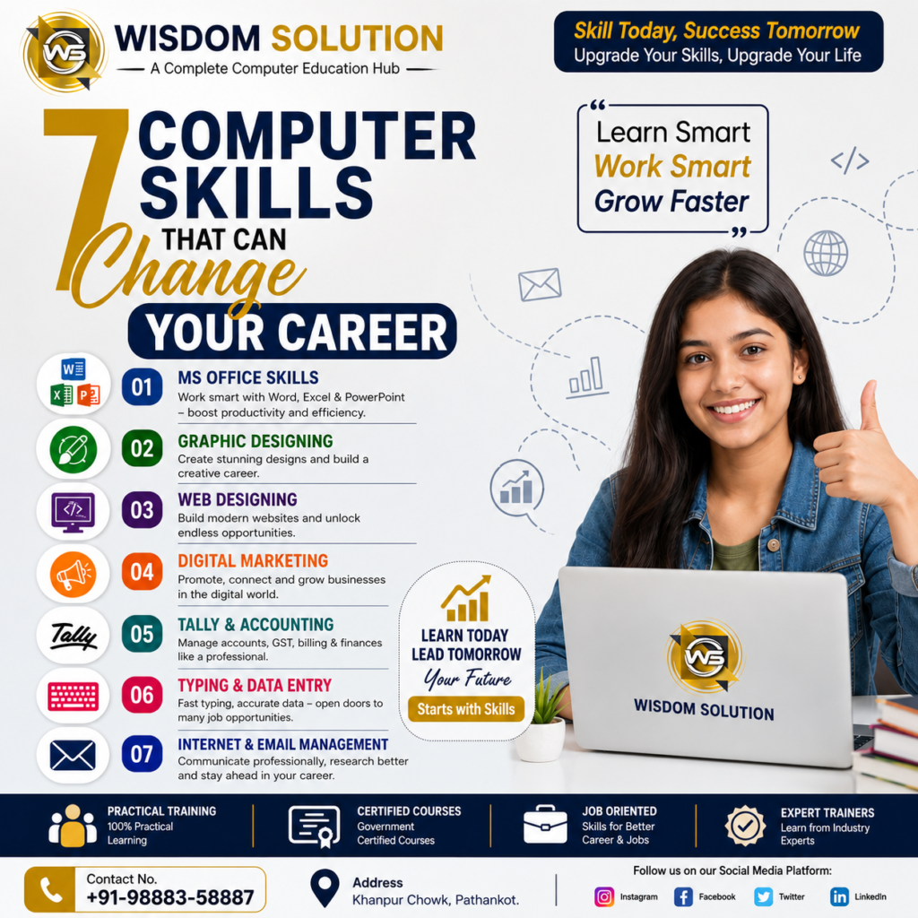 7 Computer Skills that can change your career