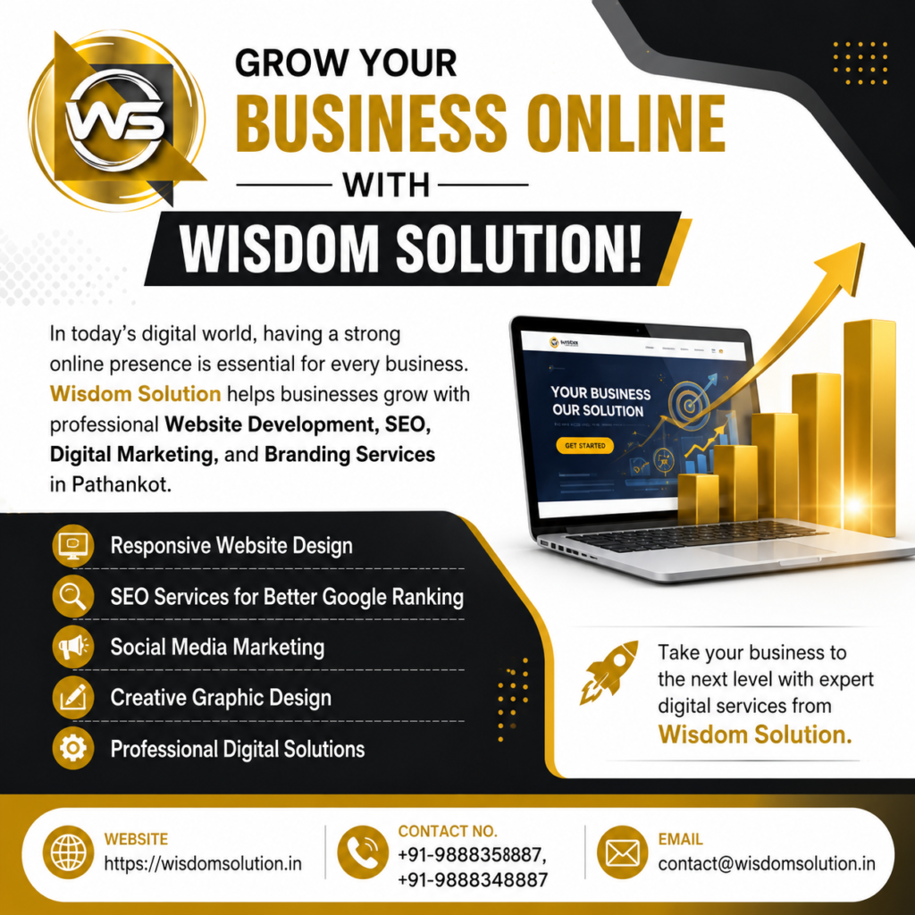 Grow Ypur Business Online with Wisdom solution