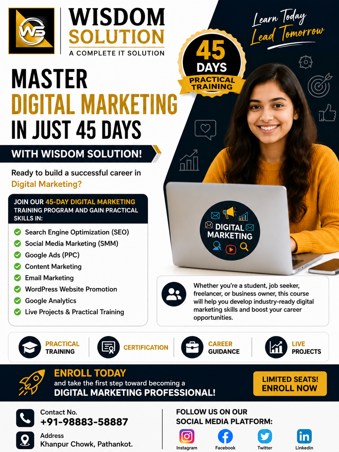Master Digital Marketing in 45 Days Traning