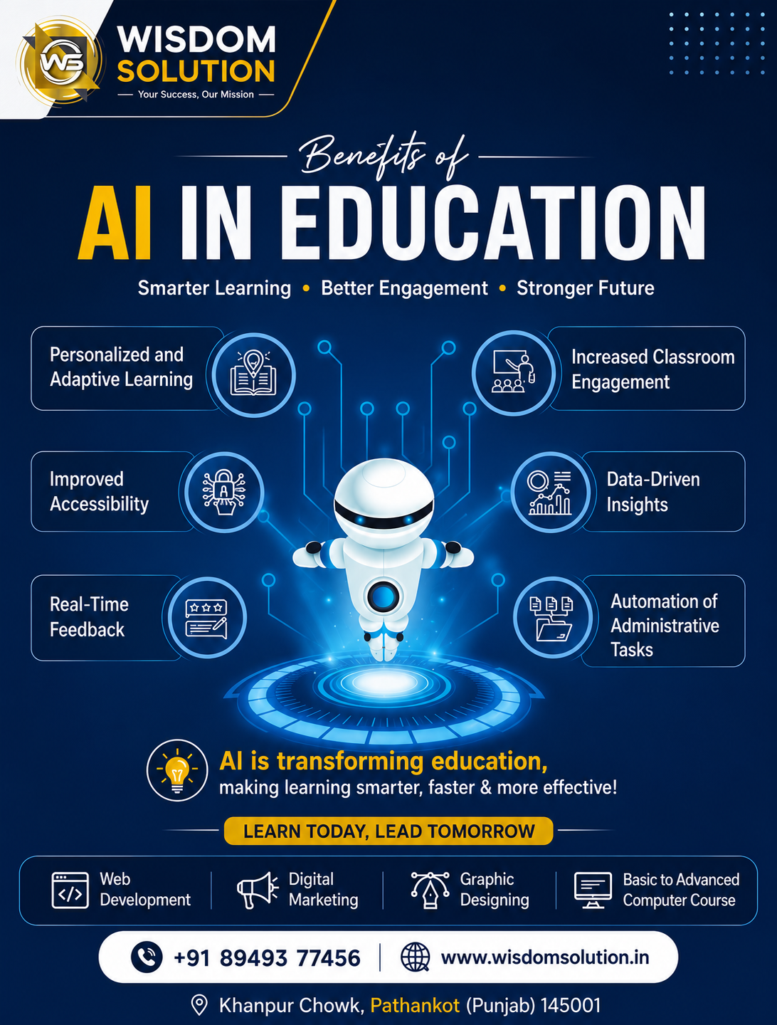 How AI Is Revolutionizing Online Learning | Wisdom Solution