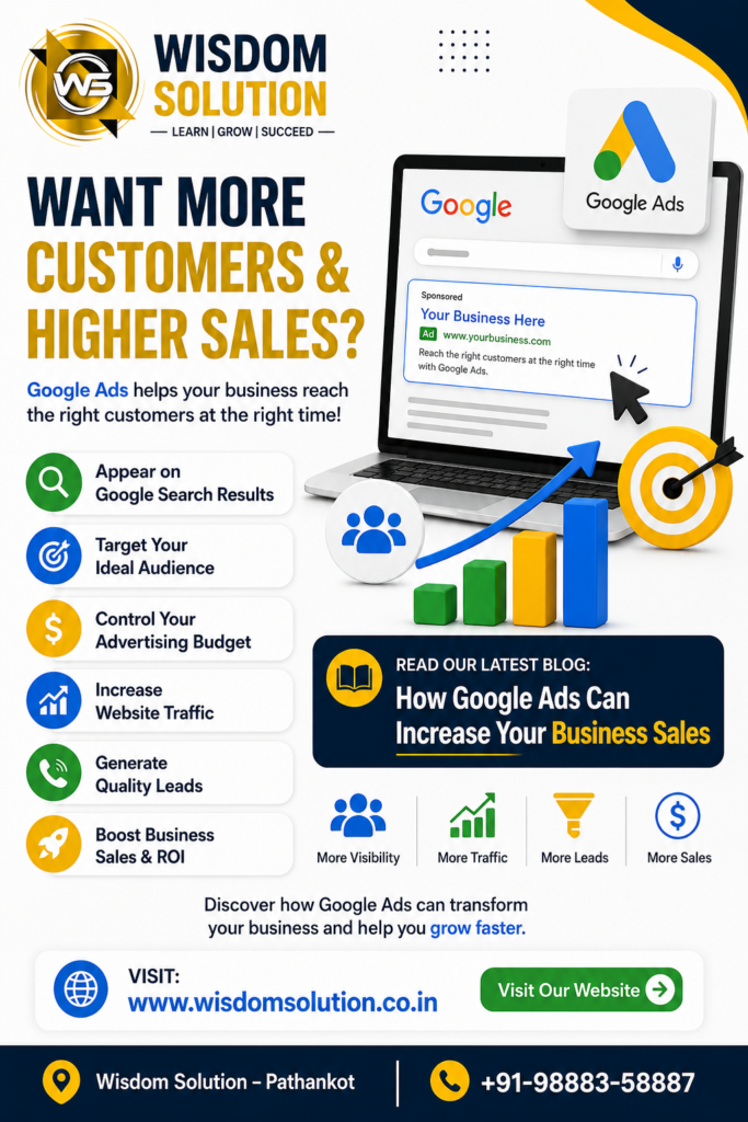 How Google Ads Can Increase Your Business Sales with targeted digital advertising