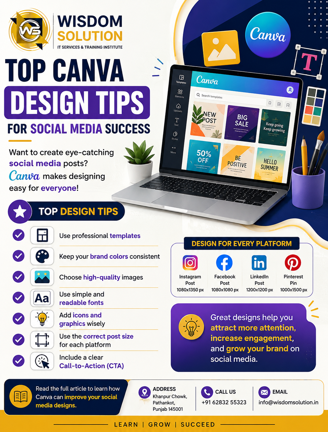 Top Canva Design Tips for Social Media Success