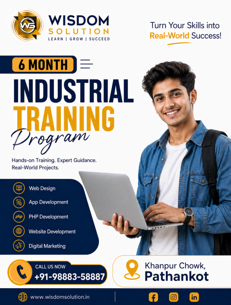 6 Months Industrial Training in Pathankot