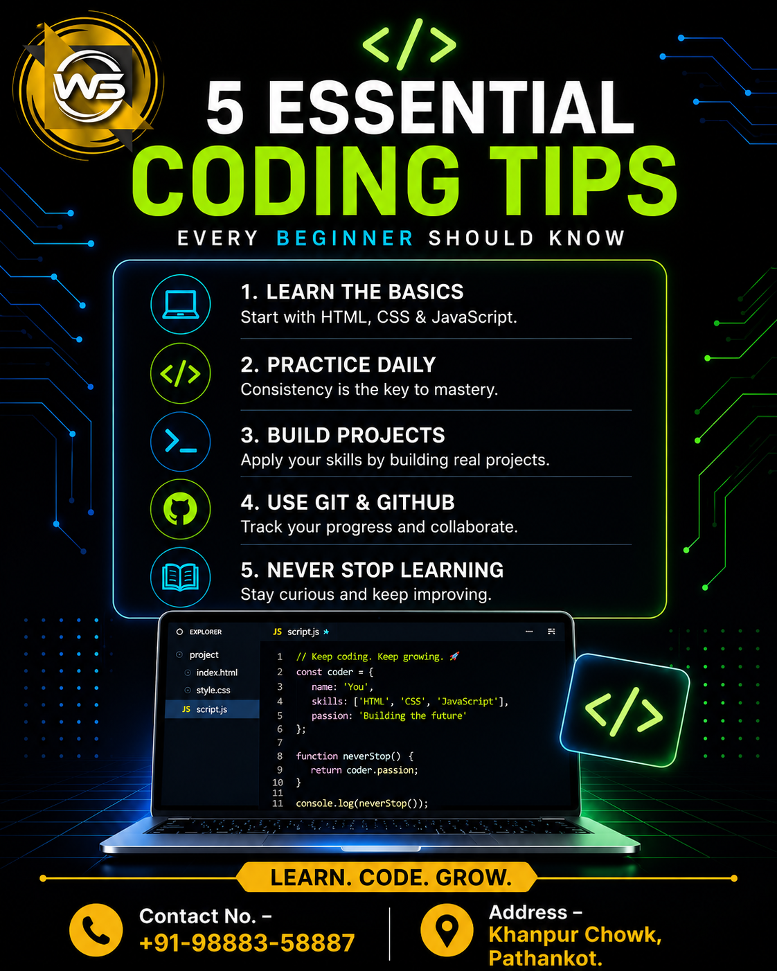 Best Coding Practices for Developers in Pathankot