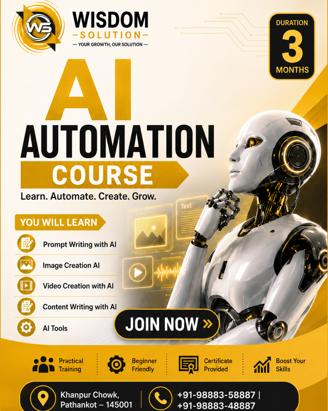 AI Automation Course in Pathankot